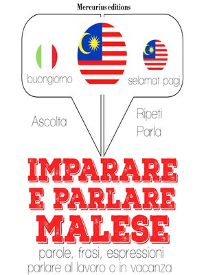 cover image of Imparare & parlare malese
